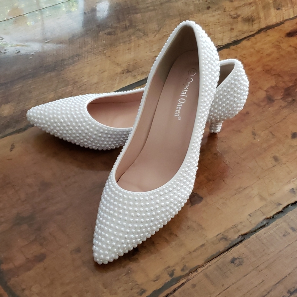 CRYSTAL QUEEN KITTEN HEEL 👠 😍 ♥